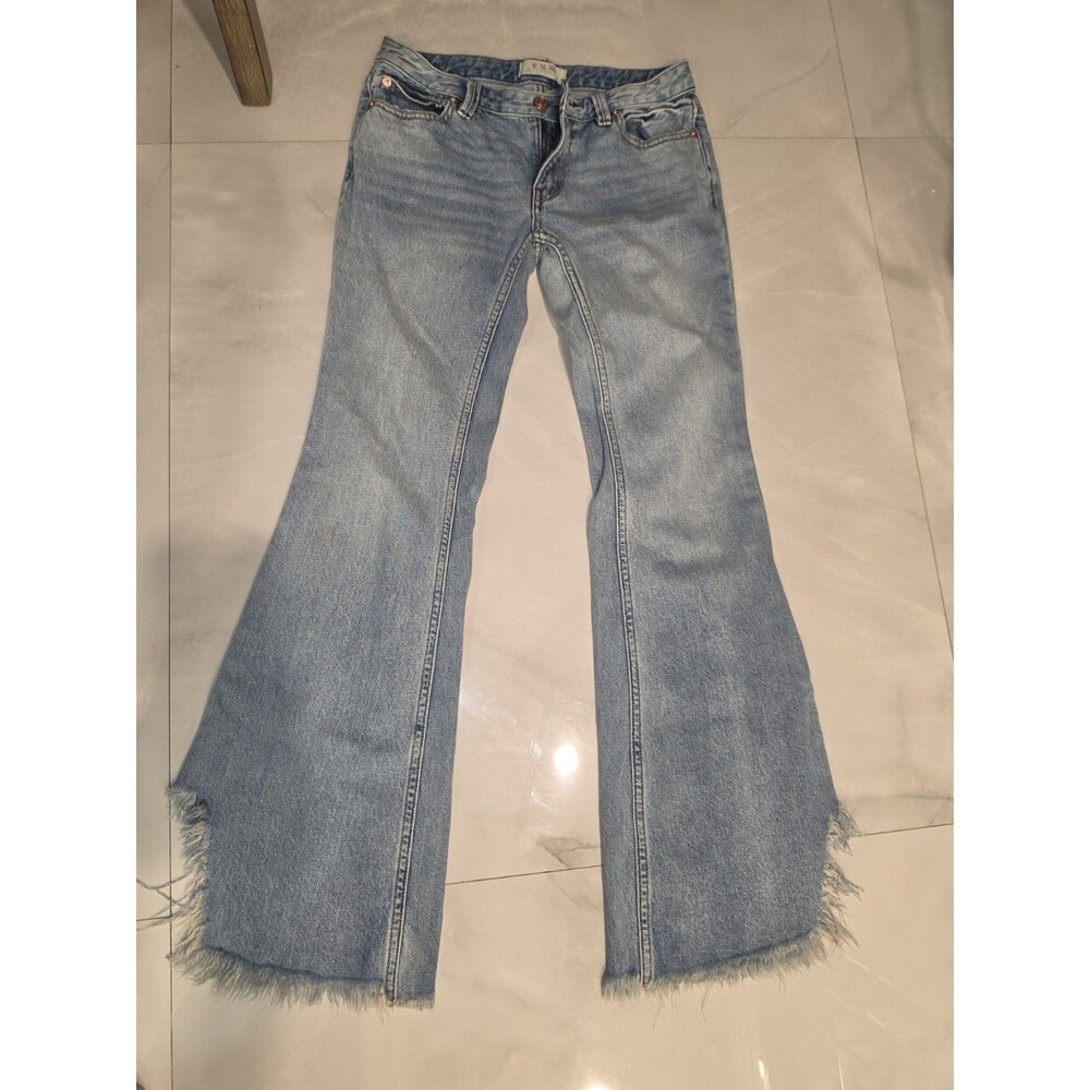 We The Free People Women's Size 24 Great Heights Frayed Fringe Skinny Jean